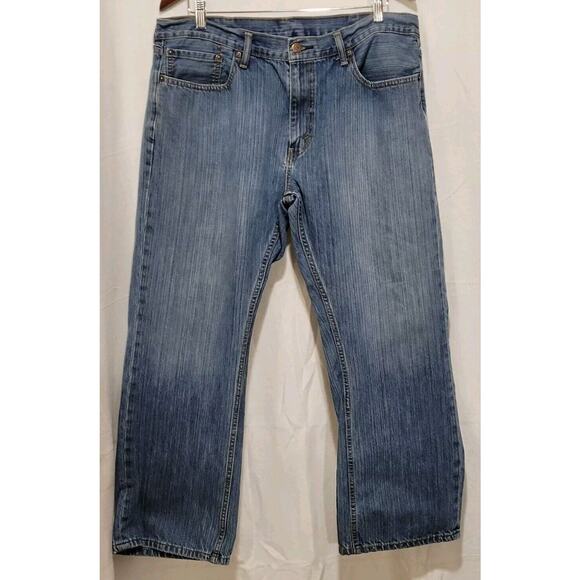 Levis 559 Jeans Men's 38X30 Blue Denim Relaxed Fit Straight Leg PC9 00559-0733 - Picture 1 of 16